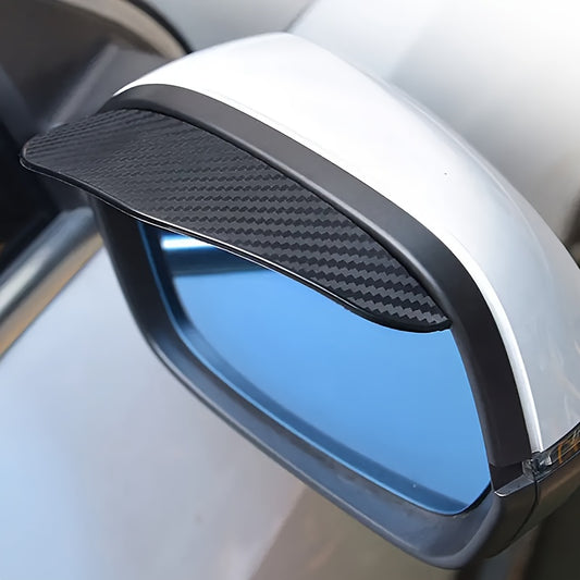 2pcs Rain Shield for Rearview Mirrors - Waterproof Anti Glare