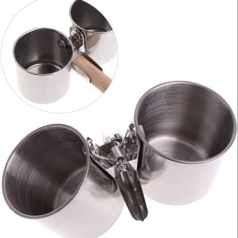 Stainless Bird Food Cans Feeding Cups for Small Birds