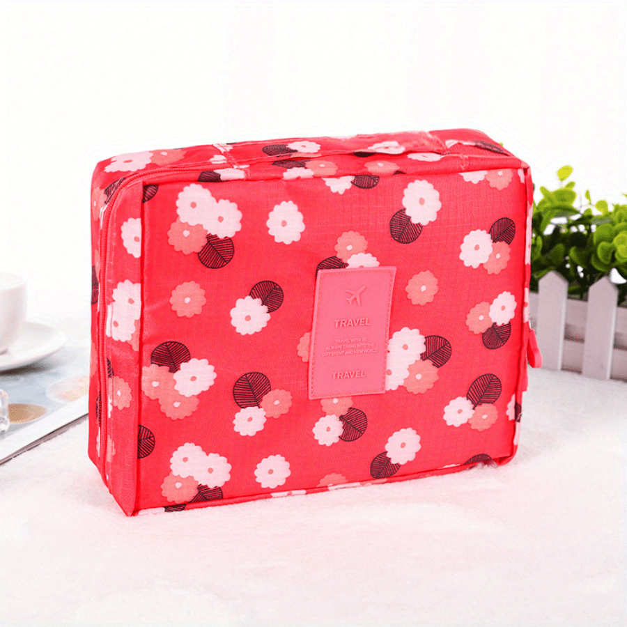Portable Makeup Pouch & Toiletry Bag for Women