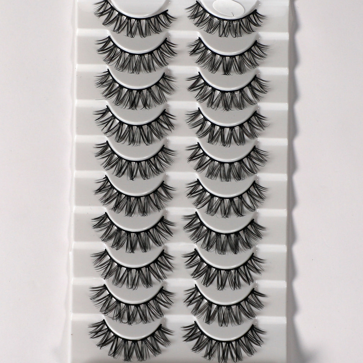 10 Pairs Fluffy Style False Eyelashes Natural Thick Soft False Eyelashes