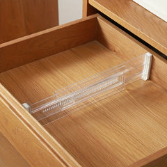 Retractable Transparent Drawer Partition for Underwear and Socks Organization