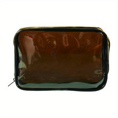 Transparent Zipper Makeup Pouch Minimalist Cosmetic Bag