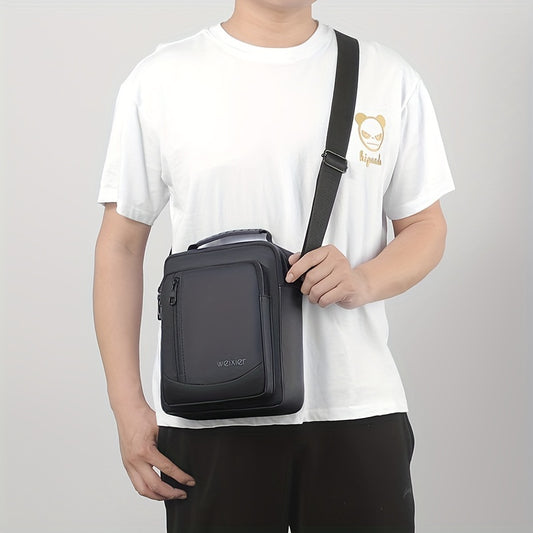 Men's Large Capacity Casual Shoulder Bag for Work Travel