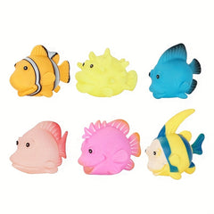 Soft Rubber Hand Grasping Ball Vinyl Fish Baby Touch Ball