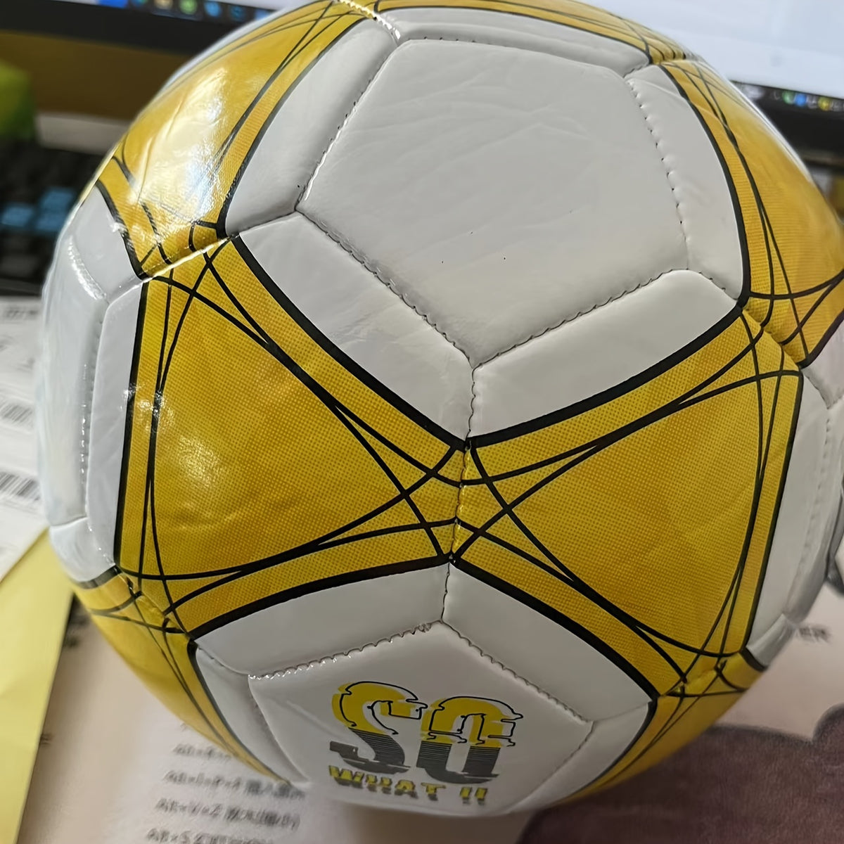 Size 5 Inflatable Soccer Ball for Sports Training