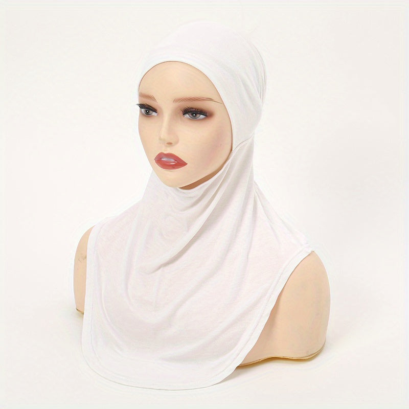 Solid Elastic Hijab Soft Turban Inner Cap Underscarf Bonnet