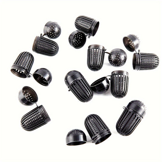 10pcs Portable Bait Cages for Crab and Shrimp Fishing
