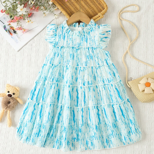 Girls Big Bow Princess Pompon Skirt A line Exotic Princess Skirt