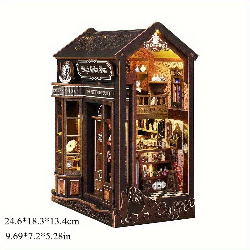 Coffee Themed Bookends 3D Models & Handcrafted Houses