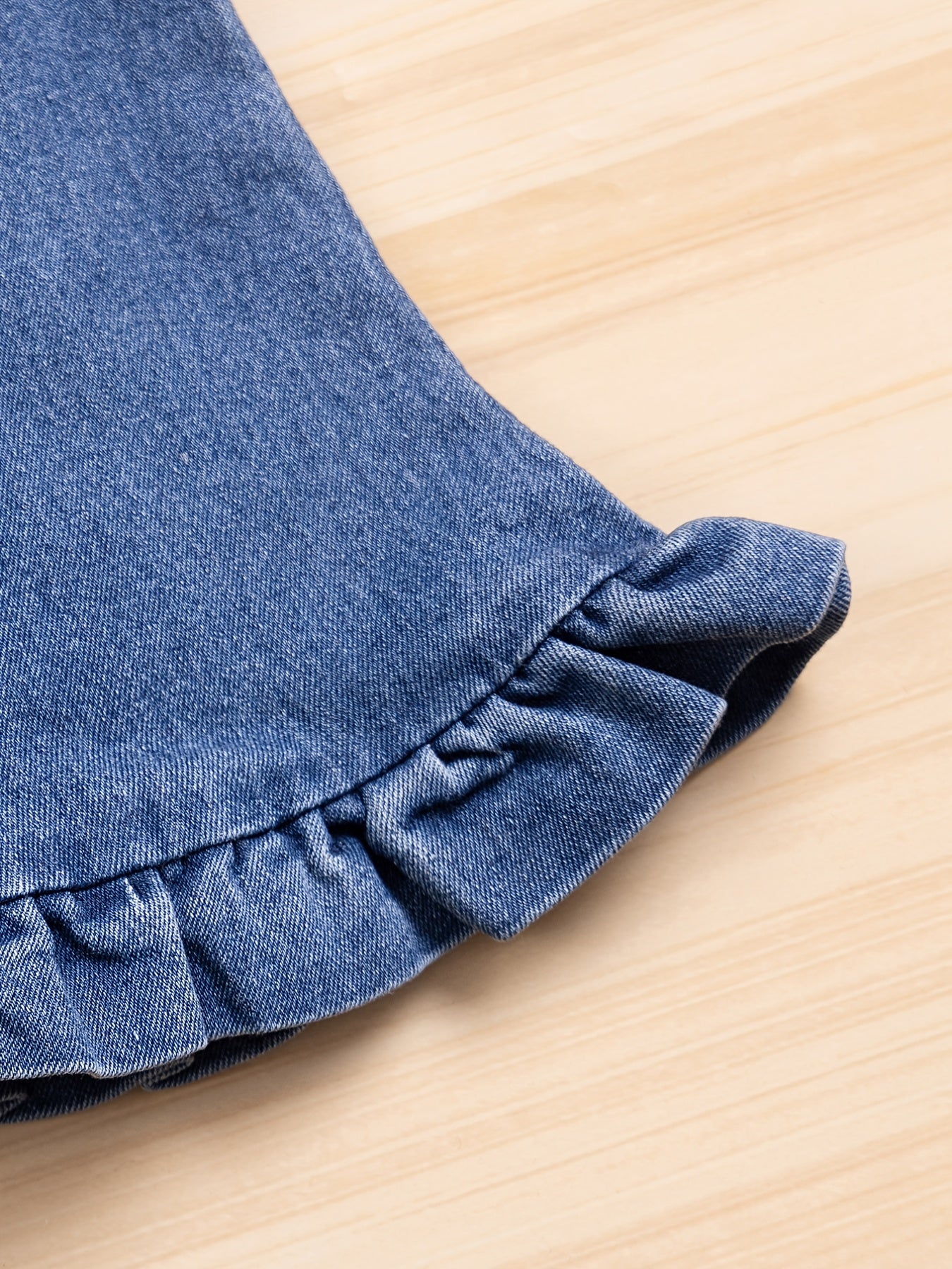Girls Denim Flare Bell Bottom Pants for All Seasons