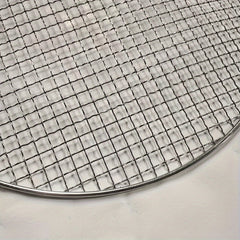 Round BBQ Grill Net Steel Barbecue Grate for Cooking Beef Chicken Vegetables