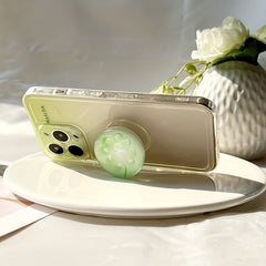 Pop up Foldable Mobile Phone Holder Four leaf Clover Pattern