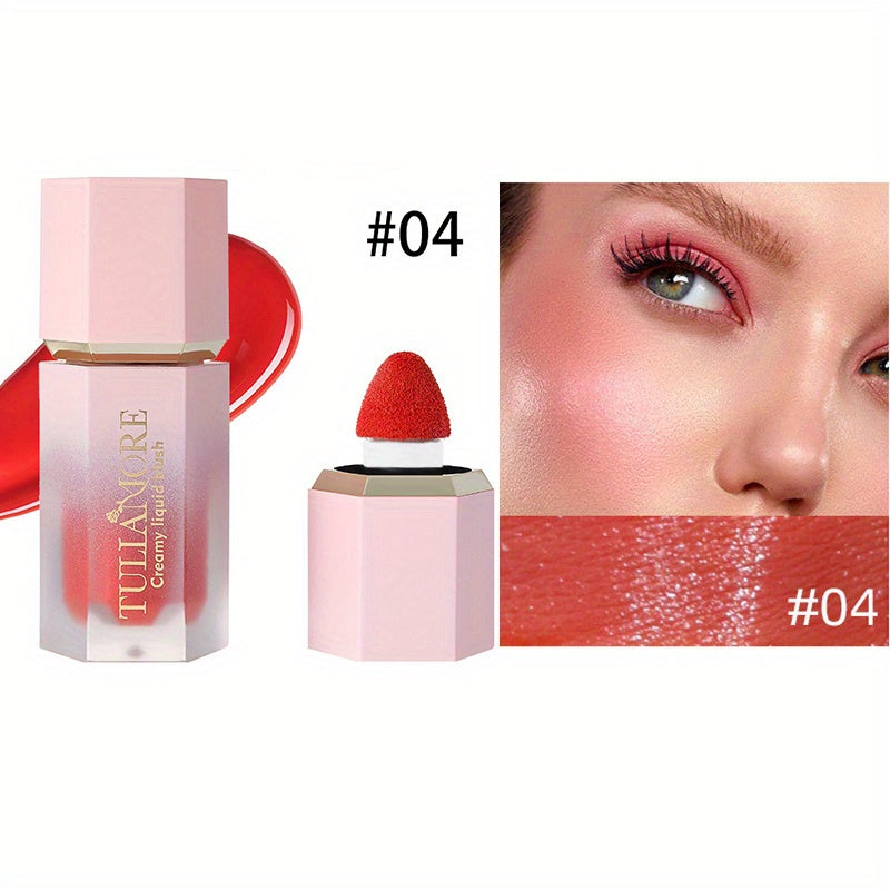 Moisturizing Liquid Blush Stick Lip Eye Cheek Natural Look Long Lasting