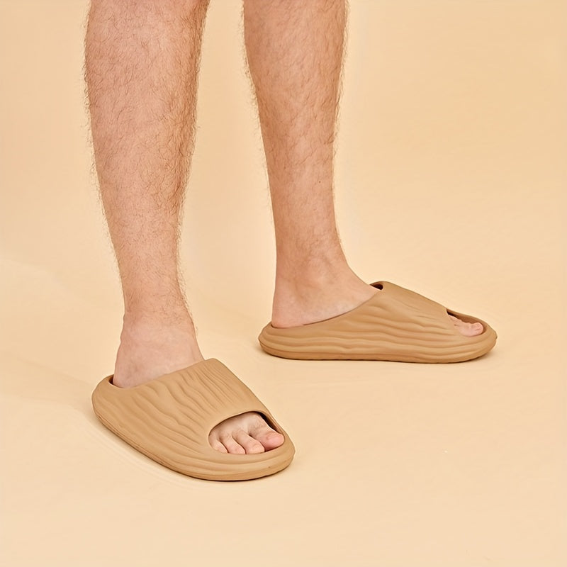 Men's Cloud Slides Pillow Slippers Lightweight Non slip Shoes Indoor Outdoor