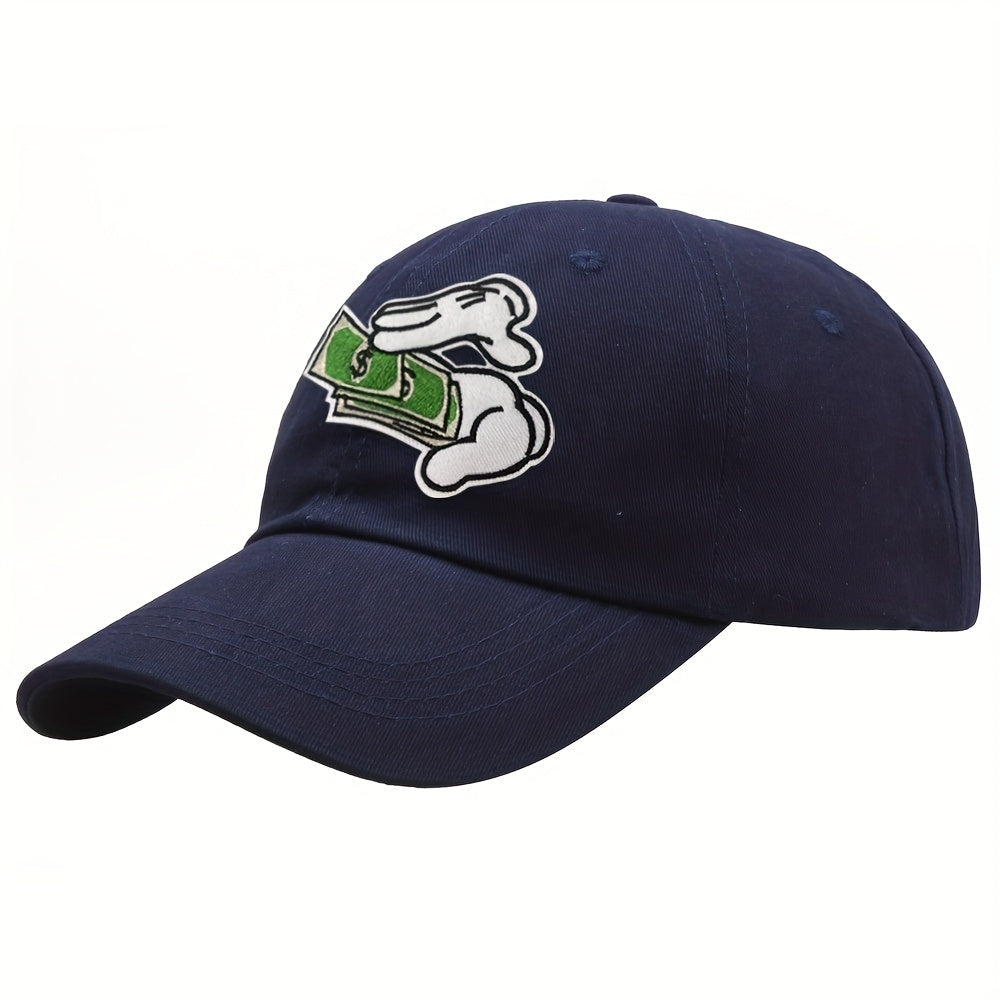 Euramerican Embroidered Money Cap Men's Women's Sun Hat