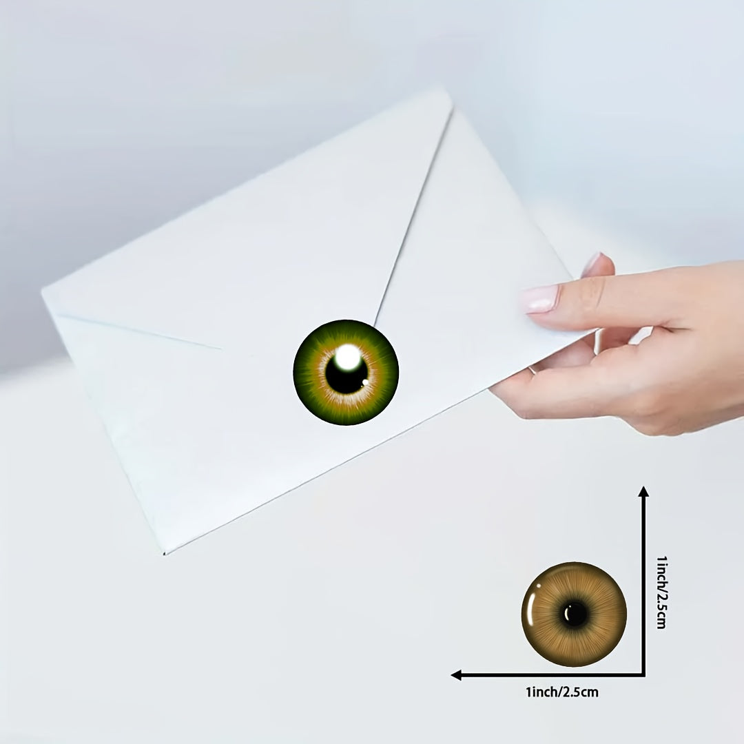 500pcs Colorful Eyeball Graffiti Sticker Roll for Laptop Phone