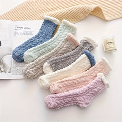 10 Pairs Warm Padded Floor Socks Women's Stockings