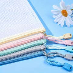 5pcs Waterproof Mesh Zipper Storage for Home Office and Travel