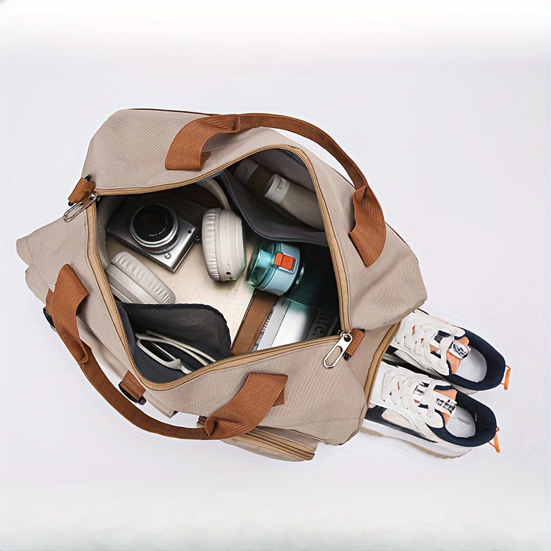 Large Travel Bag with Shoe Compartment