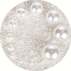 ABS Pearl Beads Round Beads for Jewelry Making DIY 3-20mm