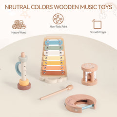 Educational Music Cloud Piano Toy Moon Shaped Drum