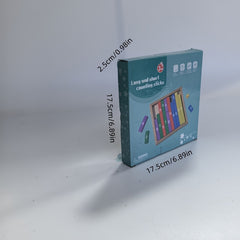 Colorful Fraction Bars Wooden Educational Toy