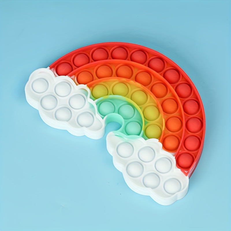 Colorful Cloud Bubble Squeeze Finger Toy
