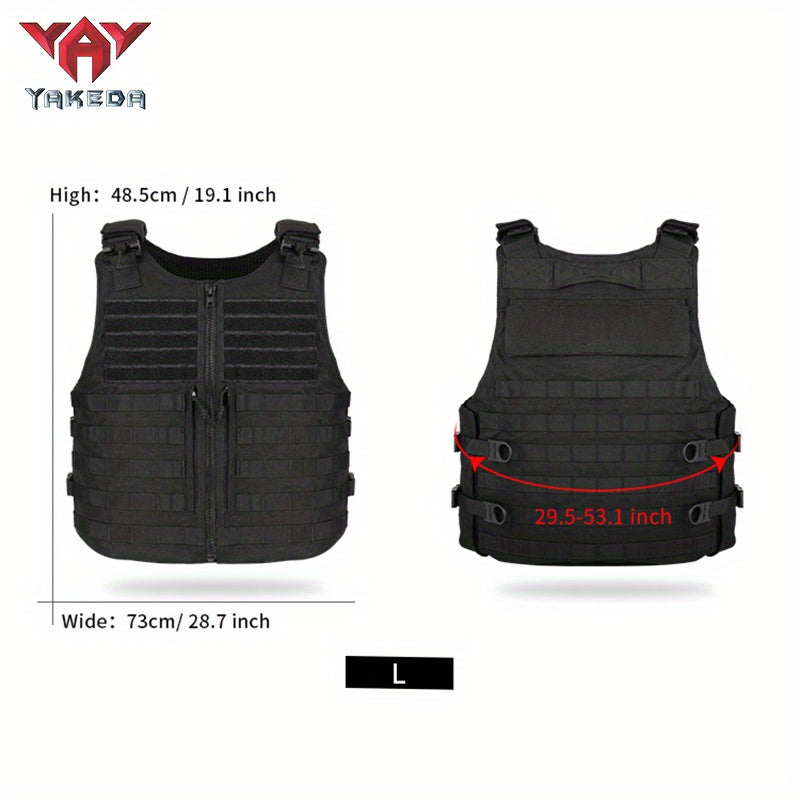 YAKEDA Quick Release Tank Top Vest 1000D Durable & MOLLE Extended System