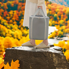Foldable Water Bucket Outdoor Heat Insulation Travel Foot Bath Bucket