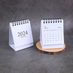 Mini Small Desk Calendar Coil Calendar Planner Desktop Decoration