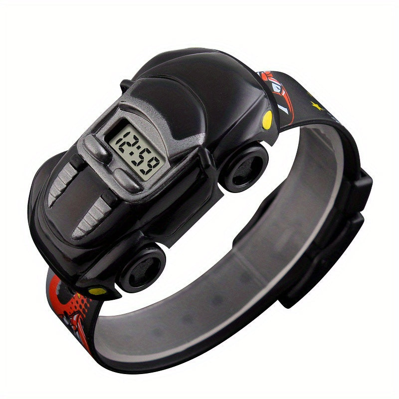 Kids Cartoon Car Electronic Watch