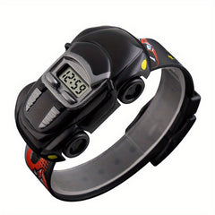 Kids Cartoon Car Electronic Watch