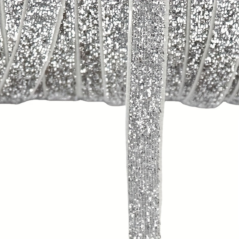 5 Yards 10mm Glitter Velvet Ribbon DIY Gift Wrapping Hair Bows Wedding Party