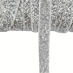 5 Yards 10mm Glitter Velvet Ribbon DIY Gift Wrapping Hair Bows Wedding Party