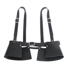 PU Leather Harness Belt Adjustable Waistband For Women