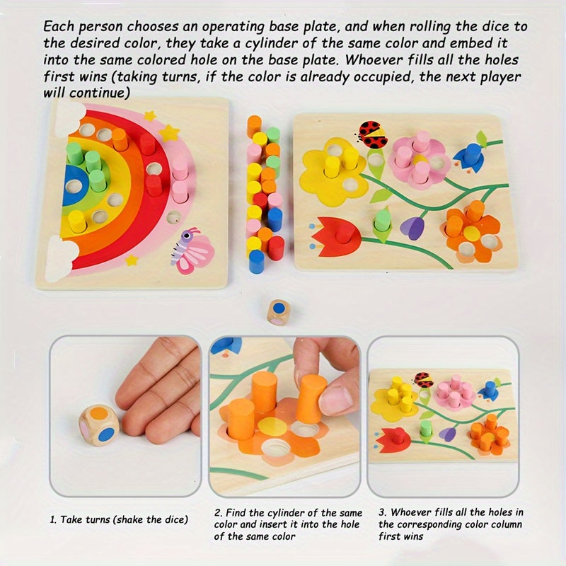 Wood Classification Battle Game Toy for Toddlers
