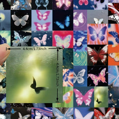 Psychedelic Butterfly Graffiti Stickers - Waterproof Sticker Set