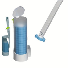 Disposable Toilet Brush Set for Sterile Toilet Cleaning