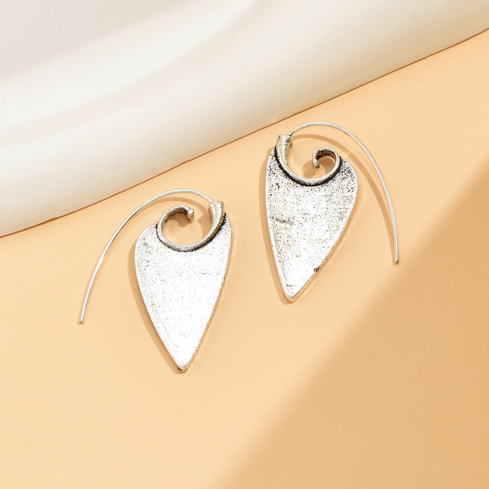 Vintage Silver Boho Geometric Earrings Women Party Jewelry