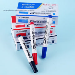 10 Pack Whiteboard Markers Red Water Based Large Capacity
