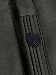 Men's Casual Army Green Button Up Jacket