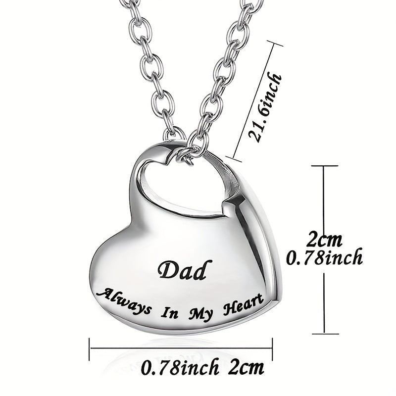 Cat Cremation Urn Necklace Stainless Steel Keepsake Pendant for Pet Ashes