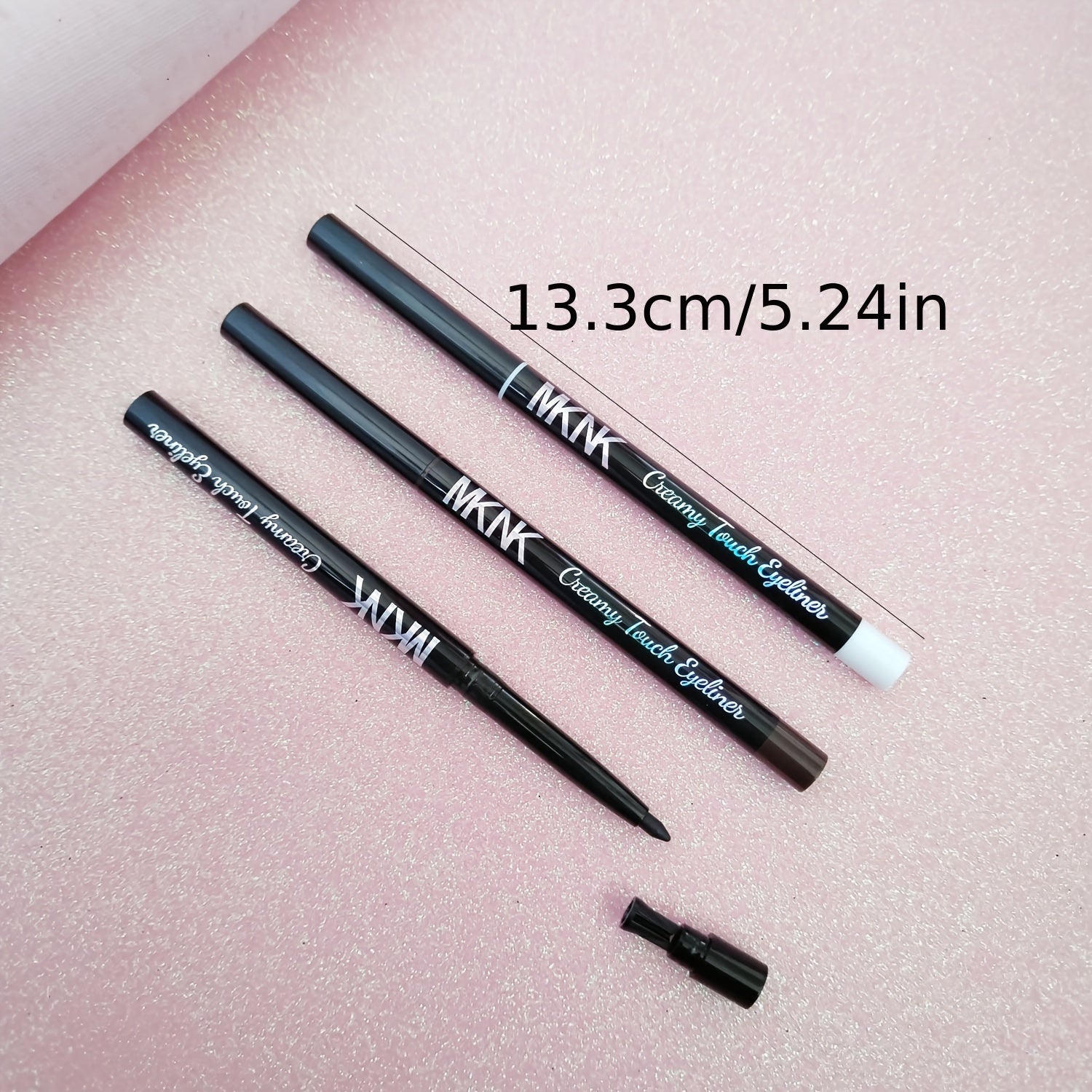 3 Colors Eyeliner Gel Pen Waterproof Automatic Smudge Proof