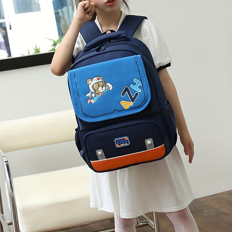 Kids Cartoon Schoolbag - Large Capacity Backpack