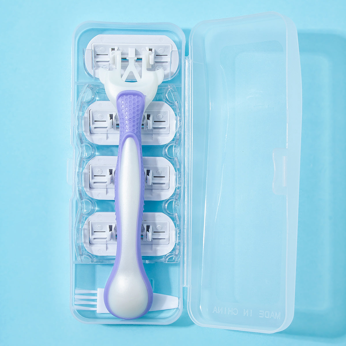 1 Handle + 4 Spare Head Epilator Set