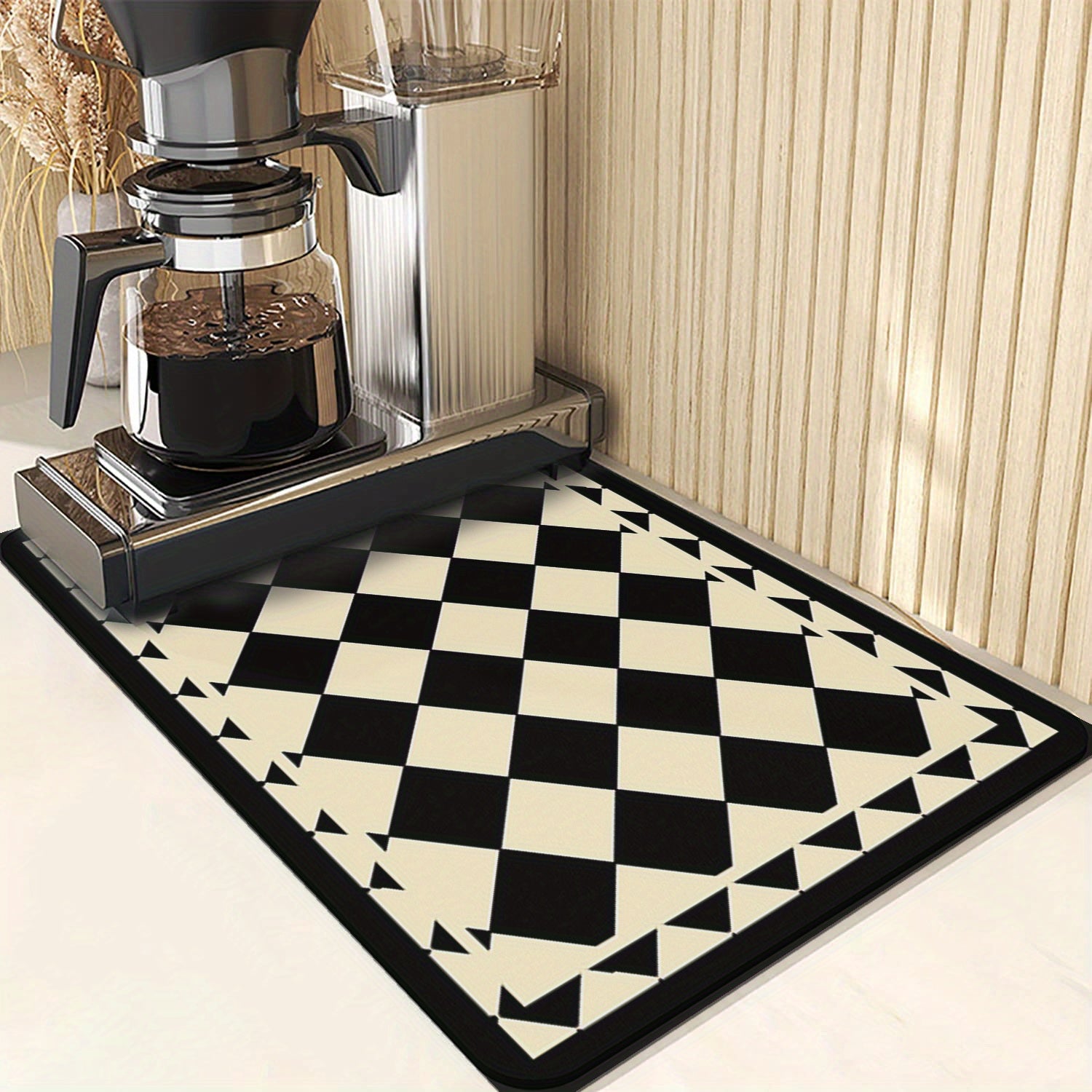 Absorbent Coffee Bar Mat for Countertop