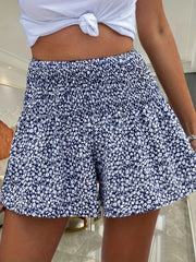 Floral Print Shorts Casual Summer Wide Leg Women's Clothing