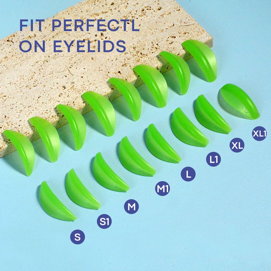 Silicone Eyelash Perming Curler Lash Lift Rods Makeup Beauty Tool Set