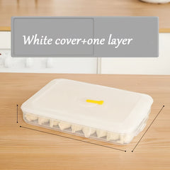 1pc Dumpling Box Quick Freeze Food Storage Tray