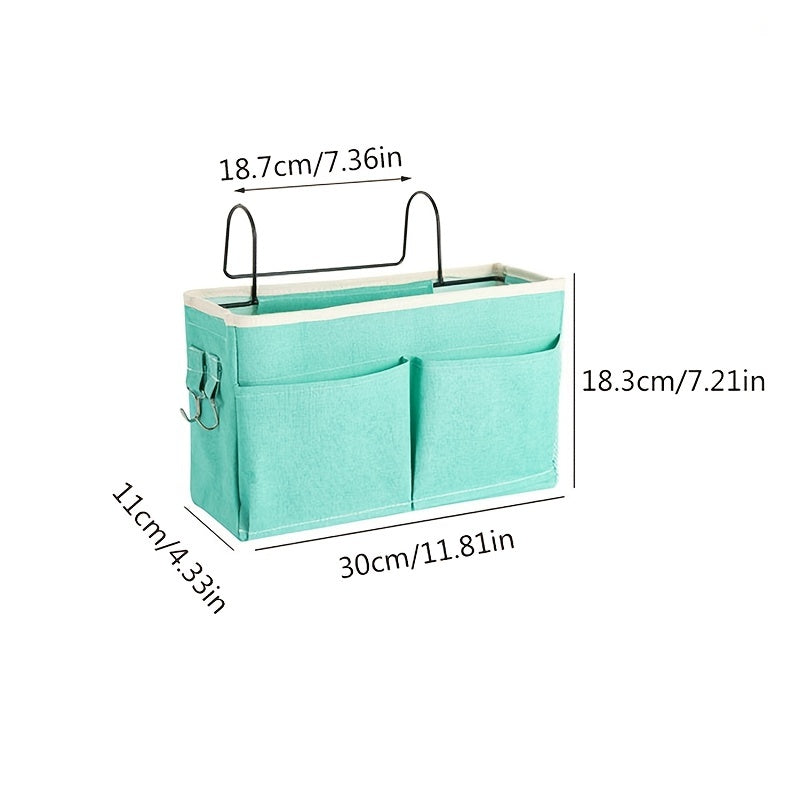 Bedside Caddy Hanging Organizer for Bunk Beds Dorm Rooms